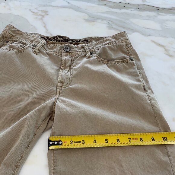 Z BRAND TAN PRESHRUNK SUPER SOFT COTTON FLAIR 5 POCKET PANTS 16838 SIZE 28 X 33 - Picture 12 of 16